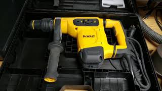 DeWalt D25481K rotary hammer first look [upl. by Nytsrik406]