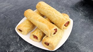 Homemade Sausage Rolls  Sausage Roll Recipe [upl. by Atima]