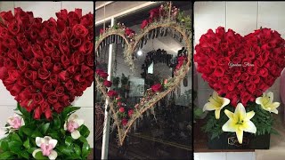 Valentines Day Beautiful Flower Hearts ideas [upl. by Tavish381]