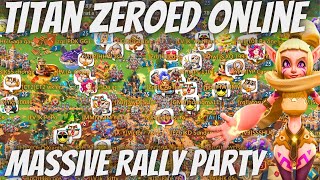 Lords Mobile  Insane Rally Party with 30 Rallies Destroy Online Maxed Account and Massive Traps [upl. by Ecyob278]