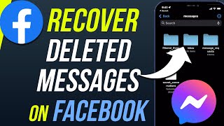 How to Recover Deleted Facebook Messages [upl. by Danika]