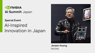 Jensen Huang Special Address from NVIDIA AI Summit Japan [upl. by Anowahs]