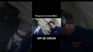 NOAA Hurricane Hunter flying through hurricane Milton hurricanemilton [upl. by Sivehc]