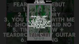 My dream eras tour setlist  part 1  TaylorsVersion13 [upl. by Sears668]