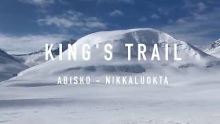 Kungsleden Vintertur Abisko Nikkaluokta 2017 Ski [upl. by Aicetal490]