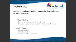 Web service para obtener y validar los datos del receptor [upl. by Dib]