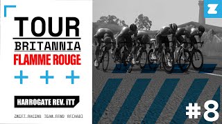 ZWIFT I FRR I Tour Britannia I ST8 I HARROGATE REVERSE iTT [upl. by Wake]