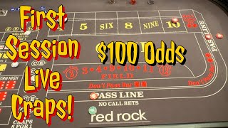 First Live Craps Rolling At Red Rock Casino Las Vegas Learn The Basic Rules Of How Easy This Game Is [upl. by Yenattirb]