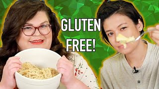 Kristin And Jen Try Every Trader Joes GlutenFree Food  Kitchen amp Jorn [upl. by Alel]