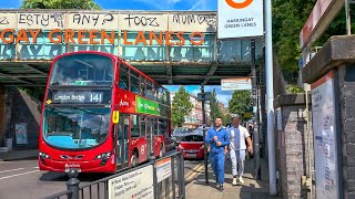 London UK 🇬🇧 Harringay Green Lanes amp Wood Green High Street · 4K HDR London Walking Tour [upl. by Nelyahs]