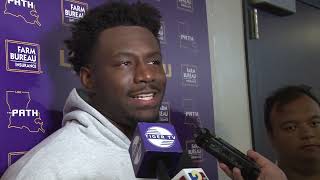 LSU players speak on their performance level after 4421 win vs Nicholls [upl. by Sirapal]