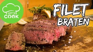 FILETSTEAK MEDIUM BRATEN  Worauf man achten sollte  Steak Week 2 [upl. by Mcclenaghan376]