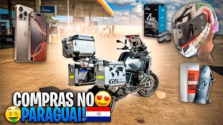 1ª VIAGEM DE BMW 1250 PART 2 COMPRAS NO PARAGUAI 🇵🇾 SEM IMPOSTO 50 MAIS BARATO😱 [upl. by Orin925]