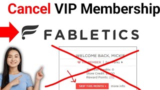 How to Cancel Fabletics VIP Membership 2024 [upl. by Yrtua]