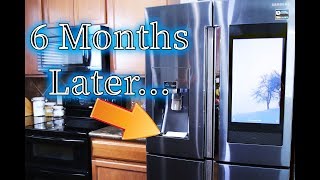 6 Month Review  Samsung Touchscreen Smart Fridge  Family Hub 30 [upl. by Lamaaj]