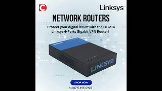 Protect your digital haunt with the LRT214 Linksys 4Ports Gigabit VPN Router networking router [upl. by Cruce177]