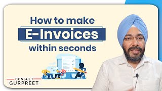 Know all about Einvoicing  How to create GST EInvoice on portal  Best EInvoicing Software [upl. by Aerdnaz]