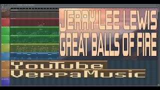 Jerry Lee Lewis  Great Balls Of Fire Instrumental Cover [upl. by Aihsad]