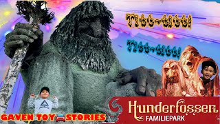 Hunderfossen Theme Park Ride in Lillehammer Norway  Gaven Toy🚘Stories [upl. by Ferdie]