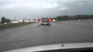 North Dakota Highway 13 Flooding Near Gwinner ND 62013 [upl. by Lexine894]