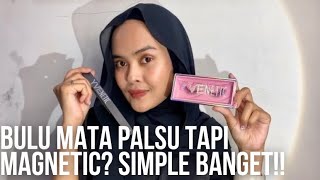 Review Magnetic Eyelash YVENETIC Gossip Natural Cat Eye Daily Wear  Bulumata Magnetik Tanpa Lem [upl. by Anoj]