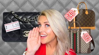 Every Secret I Use to Buy Luxury Bags CHEAP [upl. by Inalaeham566]