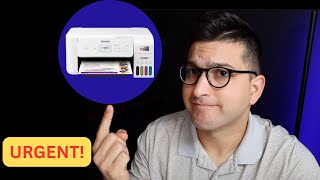 Epson Eco Tank Printer OWNERS  You Need To Know This  Avoid CLOGS  Maintenance Box Replacement [upl. by Klingel277]