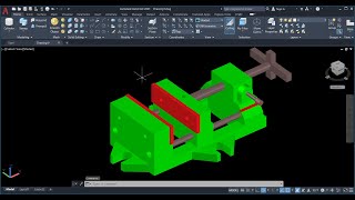 AutoCAD Cara Membuat Ragum  4K 60fps [upl. by Otilegna615]