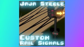 Stormworks  Small custom railway signals addon [upl. by Ynavoj425]