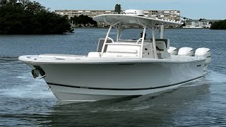 2015 Regulator 34 Center Console  TRIPLE 300 YAMAHAS  MarineMax Venice [upl. by Ibbie]