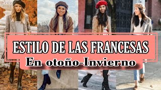 MODA Francesa 2023 24 Como Visten Las MUJERES FRANCESAS en INVIERNO Para Lucir ELEGANTES y Chic [upl. by Otila453]