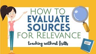 How to Evaluate Sources for Relevance  Writing for Kids [upl. by Enilrahc]