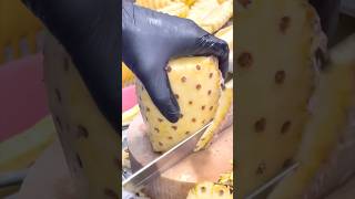 Satisfying Pineapple Fruit Cutting skills [upl. by Ahsienom]