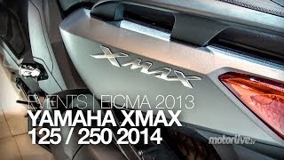 NOUVEAU 2014  EICMA  YAMAHA XMAX 125 amp 250 2014 [upl. by Walburga]