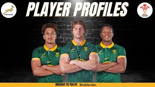 Springboks Team vs Wales  Springboks Player Profiles [upl. by Luna]