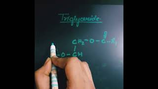 Triglyceride structure neet [upl. by Zollie]