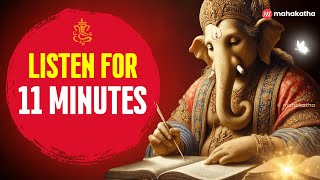 ACHIEVE ANYTHING with these Powerful Ganesha Mantras  mahakatha [upl. by Khalin241]