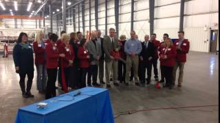 Ribbon cutting at Linetec in Wausau [upl. by Efioa579]