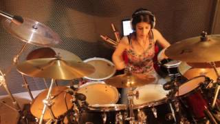 Anesthetize Porcupine Tree Drum Cover By Anna Koniotou [upl. by Ecnarolf622]