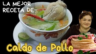 Caldo de pollo con mucho sabor cocinandomexico [upl. by Ginzburg]