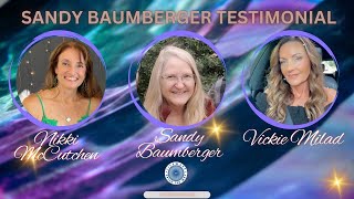 SANDY BAUMBERGER TESTIMONIAL [upl. by Derry]