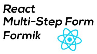 React Multi Step Form With Formik  Yup  React Tutorial [upl. by Orutra496]