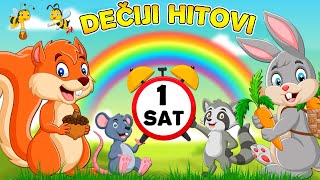 Najveći dečiji hitovi MIX  Sat vremena MUZIKE za DECU  Najlepše dečije pesme  Životinje za decu [upl. by Schnorr785]