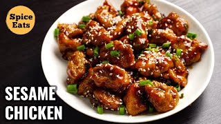 SESAME CHICKEN  HONEY SESAME CHICKEN  HOW TO MAKE SESAME CHICKEN [upl. by Roche]