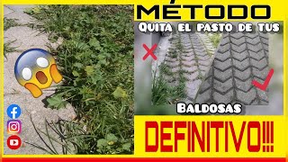 🌎 ELIMINA las MALAS HIERBAS de tu JARDÍN  BALDOSA  TERRENOS  🚀SUPERHERBICIDA  ✔️ ¿VINAGRE‽‽‽👀🚨 [upl. by Einnod]