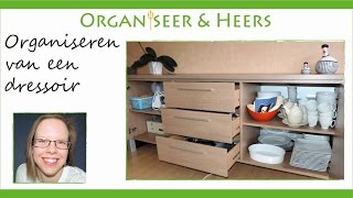 Organiseren van een dressoir [upl. by Shepley890]