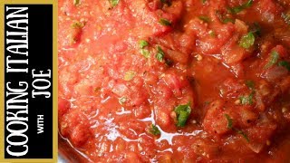 Worlds Best Tomato Pasta Sauce  Cooking Italian with Joe [upl. by Rosemari]