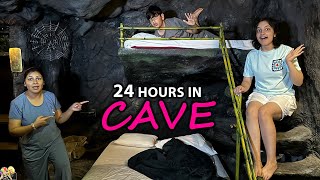 LIVING IN CAVE for 24 Hrs  Family Travel Vlog  Aayu and Pihu Show [upl. by Eceinal670]