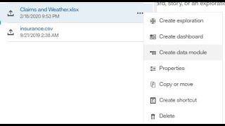 Cognos Analytics  How to create a data module [upl. by Gipsy]