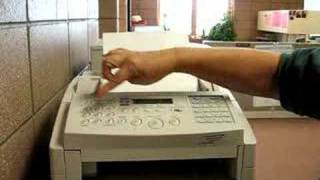 Tutorial on Using a Fax Machine [upl. by Meyeroff]